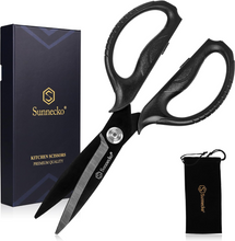 Load image into Gallery viewer, 【Mult-functional Kitchen Scissors】Sunnecko Kitchen Scissors, Black Titanium Plated Kitchen Shears