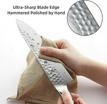 Load image into Gallery viewer, 【K135 Series】8" Chef's Knife 5" Kitchen Utility Knife 3.5" Paring Knife Set German High Carbon Steel