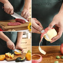 Load image into Gallery viewer, 【K135 Series】8" Chef's Knife 5" Kitchen Utility Knife 3.5" Paring Knife Set German High Carbon Steel