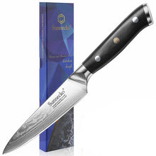Load image into Gallery viewer, 【Classic Series】Kitchen Chef 5&quot; Utility Knife Damascus Steel VG10
