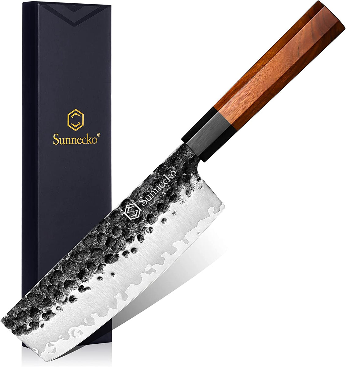 【Flash Sales】Sunnecko Japanese Nakiri Chef Knife - 7 Inch Vegetable Ki ...