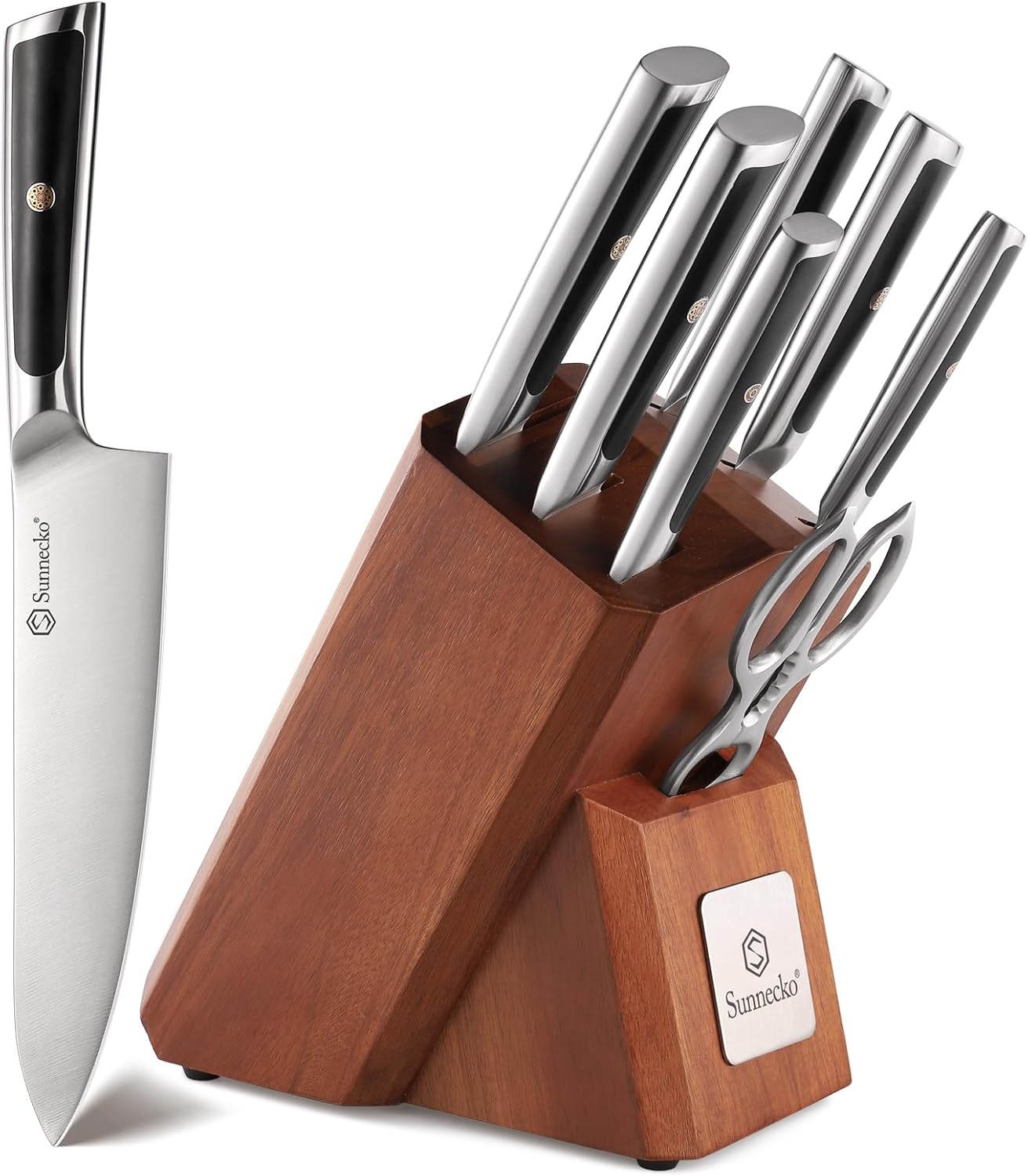 Best Affordable Kitchen Knife Block Sets VG10 Damascus