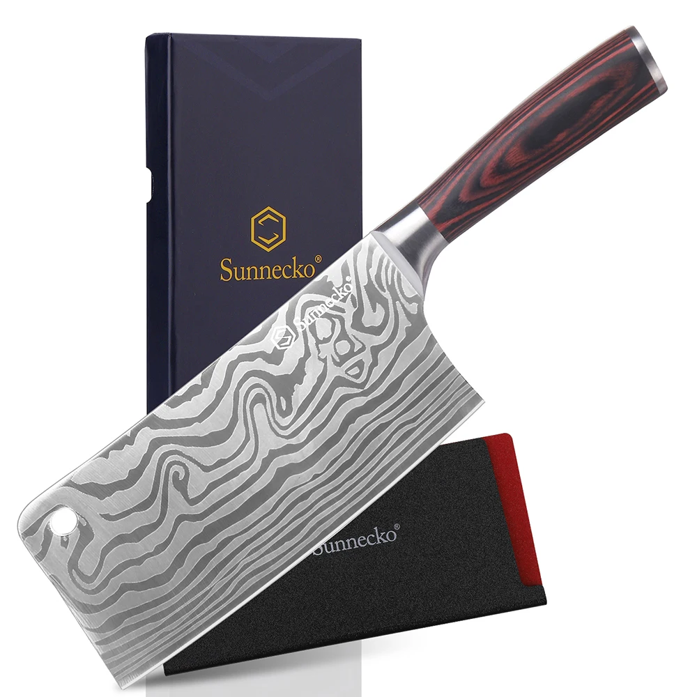 【Chang Series】Sunnecko Chopping knife-7 inch Meat Cutting Knife with gift box