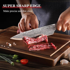 【Chang Series】Sunnecko Kitchen Knife Set 5 Piece Chef Knife Set