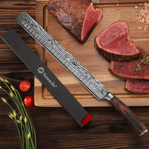【Chang Series】Sunnecko 12 inch Meat Slicer Knife Brisket Slicing Knife for Meat