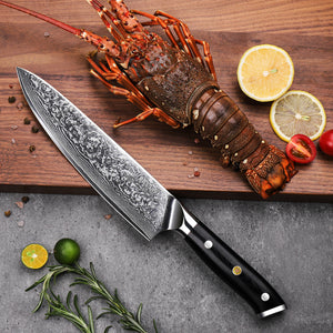 【Classic Series】Sharp VG10 Damascus Stainless Steel 8" Chef Knife