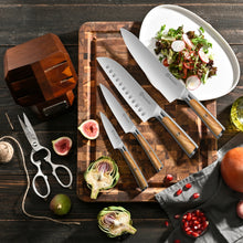 Load image into Gallery viewer, 【NEW RELEASED】Sunnecko Kitchen Knife Set for Kitchen - Block Knife Set of 6pcs
