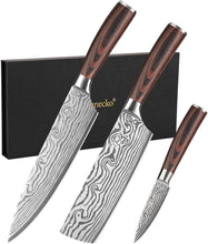 Load image into Gallery viewer, 【Chang Series】Sunnecko Kitchen Knife Set 3 Piece Chef Knife Set
