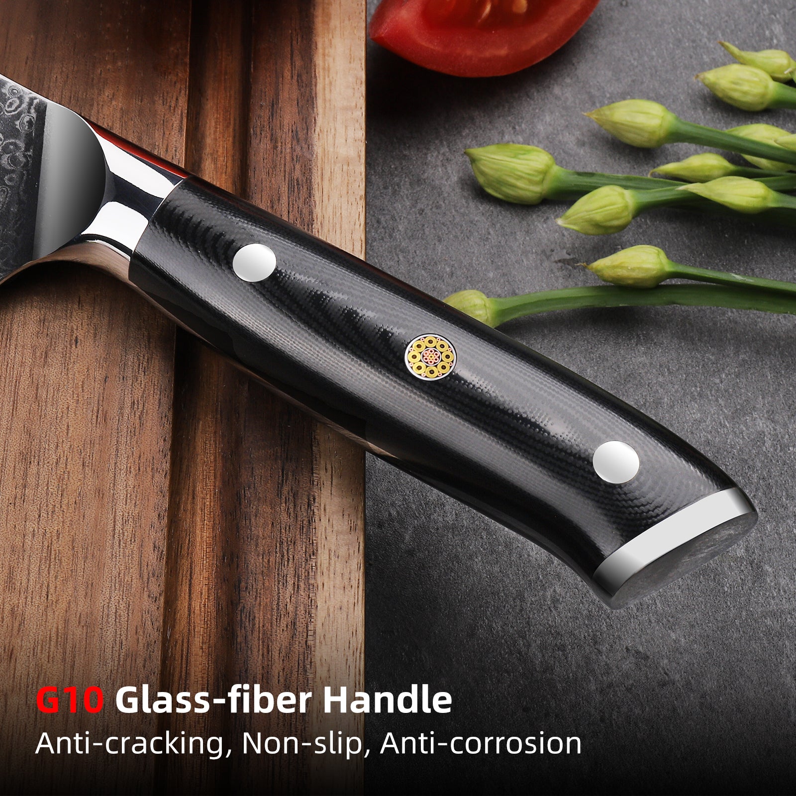 Classic Series】6.5 Inch Professional Chef Knife for Home Chef VG10 Da –