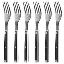 Load image into Gallery viewer, 【Damascus Cutlery】Sunnecko Forks Set, Damascus Steak Forks 6 Pieces
