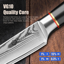 Load image into Gallery viewer, 【Chang B Series】3.5" Small Damacus Kitchen Paring Knife for Fruit Vegetable VG10 Core
