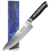 Load image into Gallery viewer, 【Classic Series】Sharp VG10 Damascus Stainless Steel 8&quot; Chef Knife
