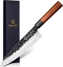 Load image into Gallery viewer, 【Flash Sales】Sunnecko 3 Layers 9CR18MOV High Carbon Steel Sharp Cutting Knife
