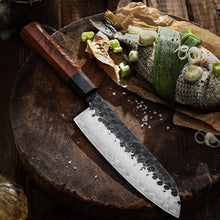 Load image into Gallery viewer, 【Flash Sales】Sunnecko Japanese Santoku Chef Knife - 7 Inch Kitchen Cooking Knife
