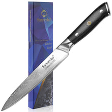 Load image into Gallery viewer, 【Classic Series】Damascus 8 Inch Carving Knife for Brisket Roast Ham Meat Slicing VG10
