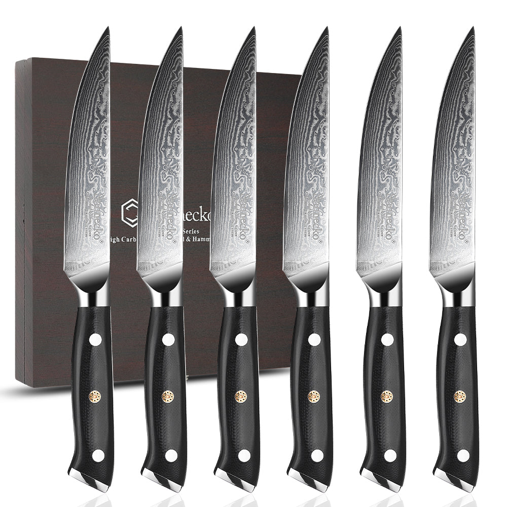 5 Damascus Steak Knife | Knives Etcetera