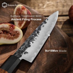 【Flash Sales】Sunnecko Japanese Kitchen Utility Knife - 5.5 inch Paring Knife