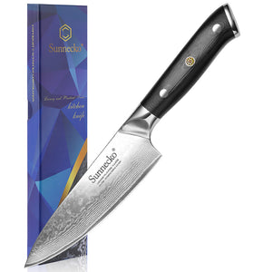 【Classic Series】6.5 Inch Professional Chef Knife for Home Chef VG10 Damascus